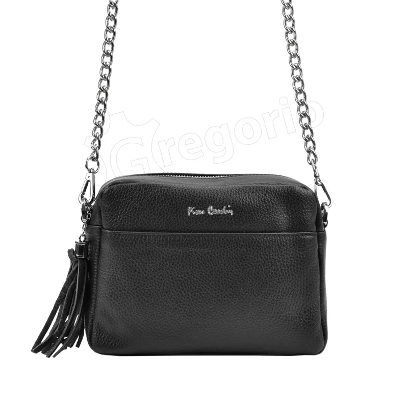Жіноча шкіряна сумка Pierre Cardin FRZ 1652 DOLLARO Чорний
